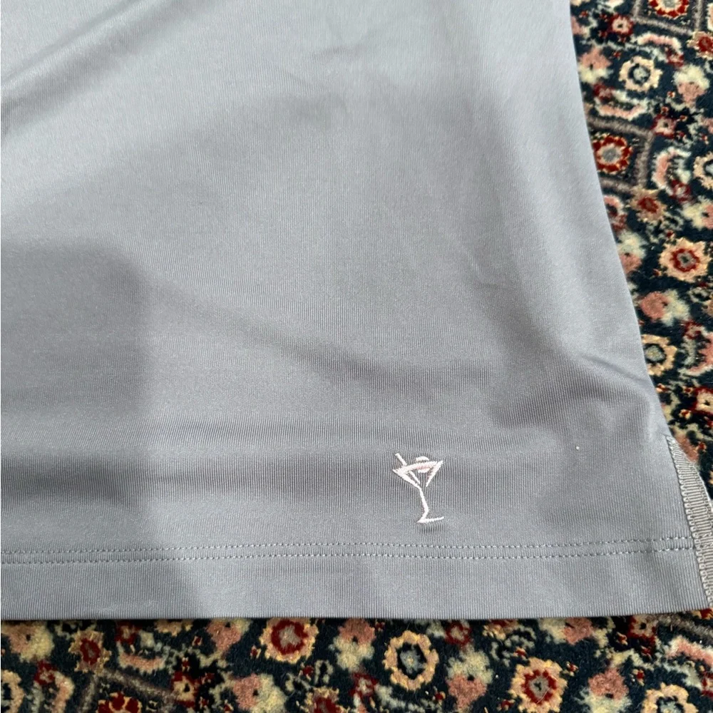 Golftini Gray Nantucket Polo Golf Shirt - Picture 3 of 3